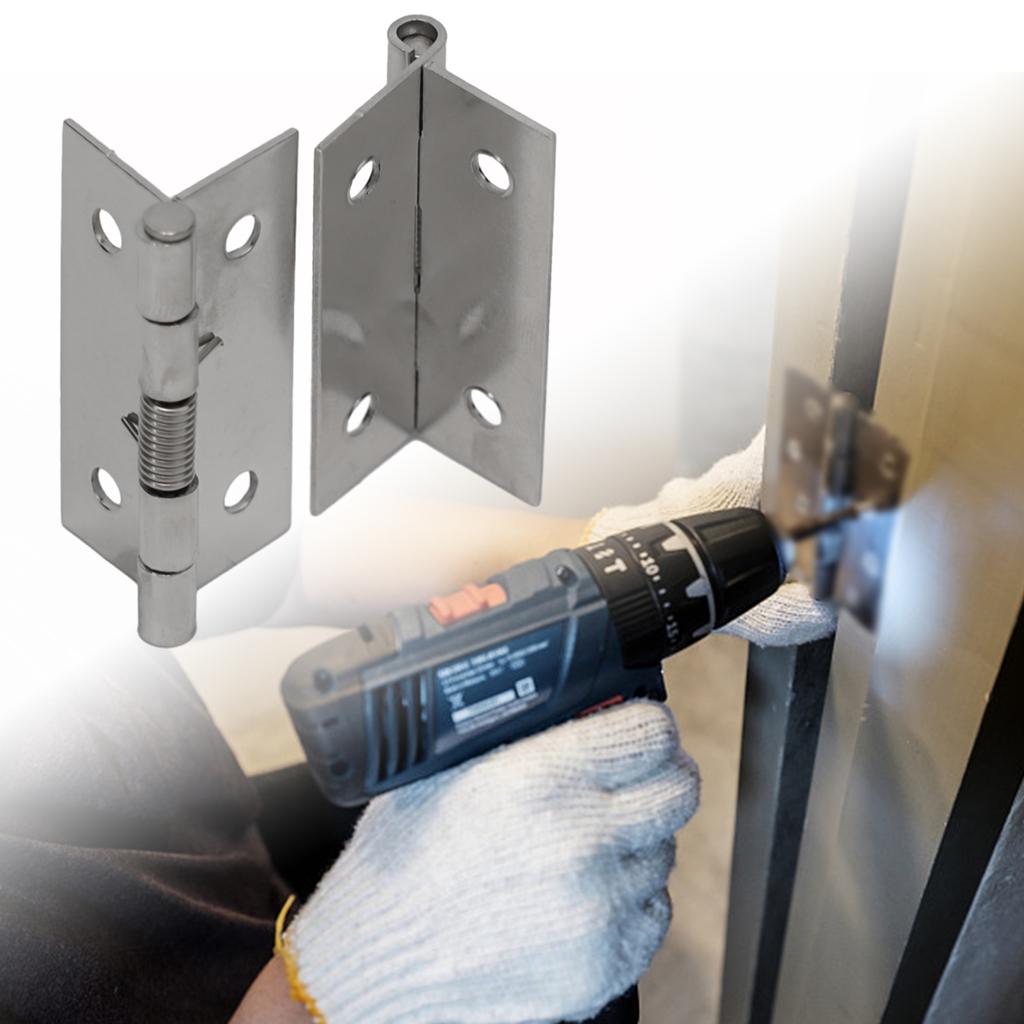 Door Internal Hinge Self Closing Spring Stainless Steel Install By Screw