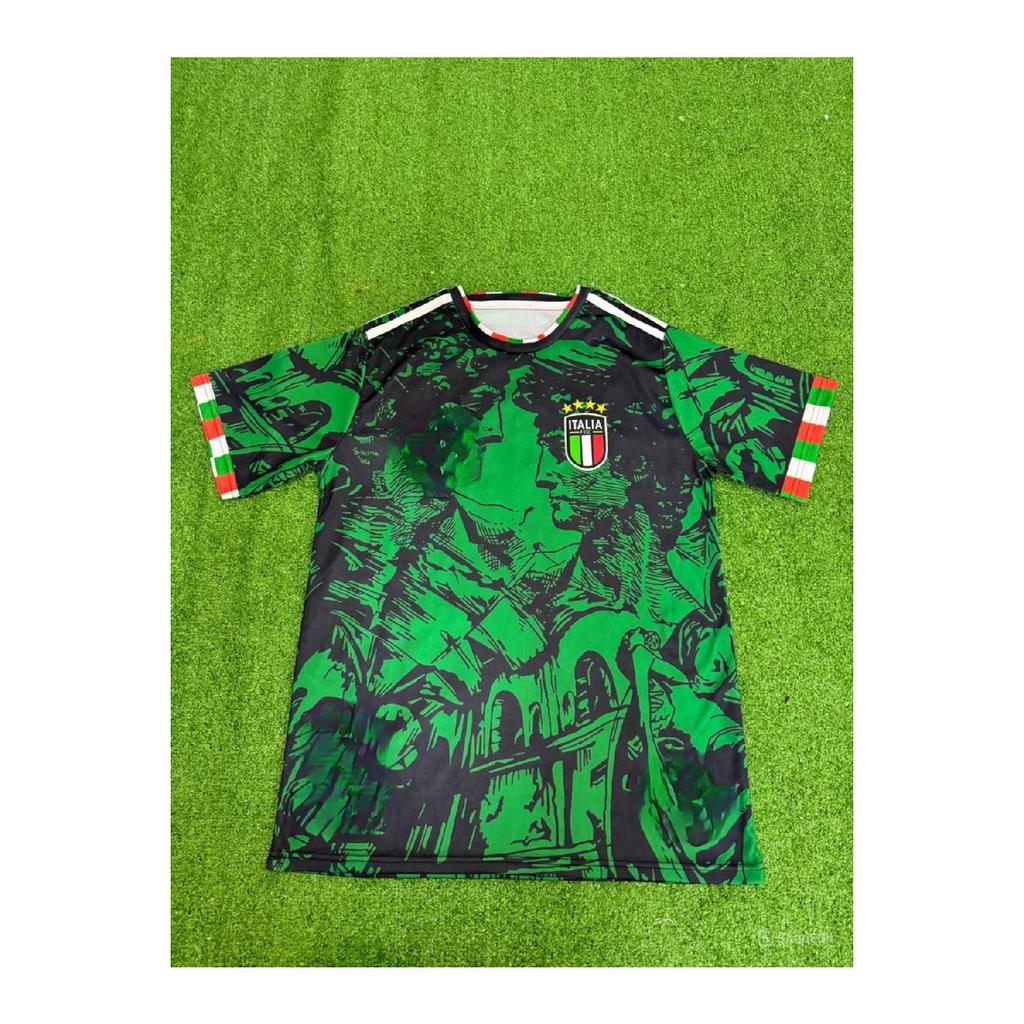 Alessandro Del Piero Italy National Team Green Renaissance Special Design Adult Jersey5435