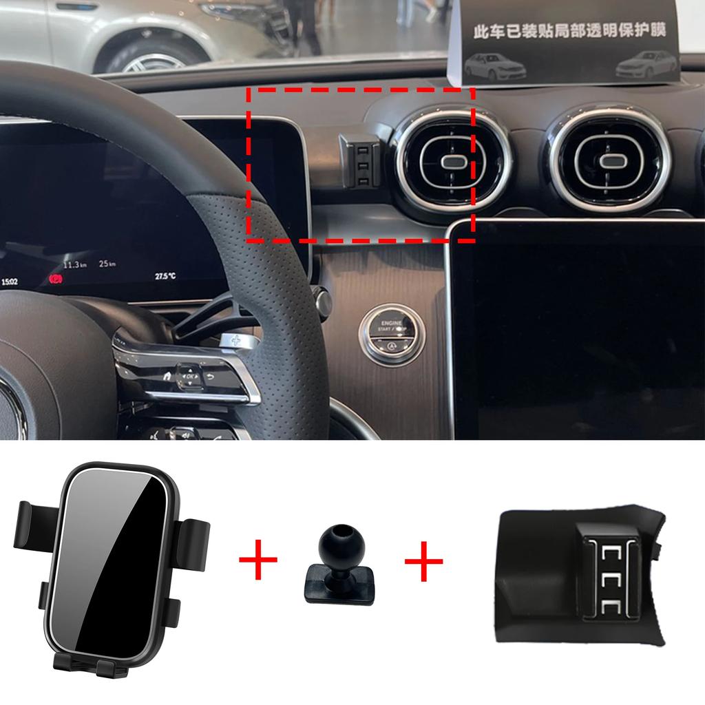Car Mobile Phone Holder for Mercedes-Benz GLC C 200 260 300 2025 2025 2025 X254 Navigation Stand Auto Accessories GPS Bracket