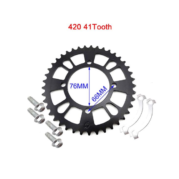 STONEDER Rear Sprocket 420 428 35T 37T 39T 41T 43T For SDG Hub Wheel Pit Dirt Bikes Motorcycle