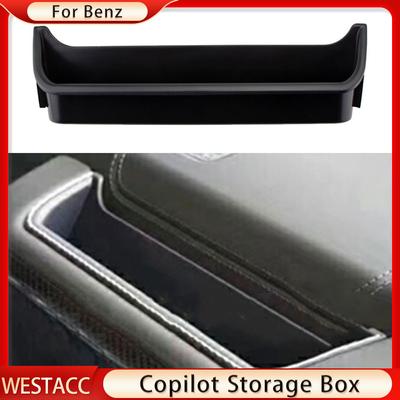 ABS Car Copilot Seat Storage Box for Mercedes Benz G Class W463 Wagon G500 G55 G63 Container Tray Case Organizer