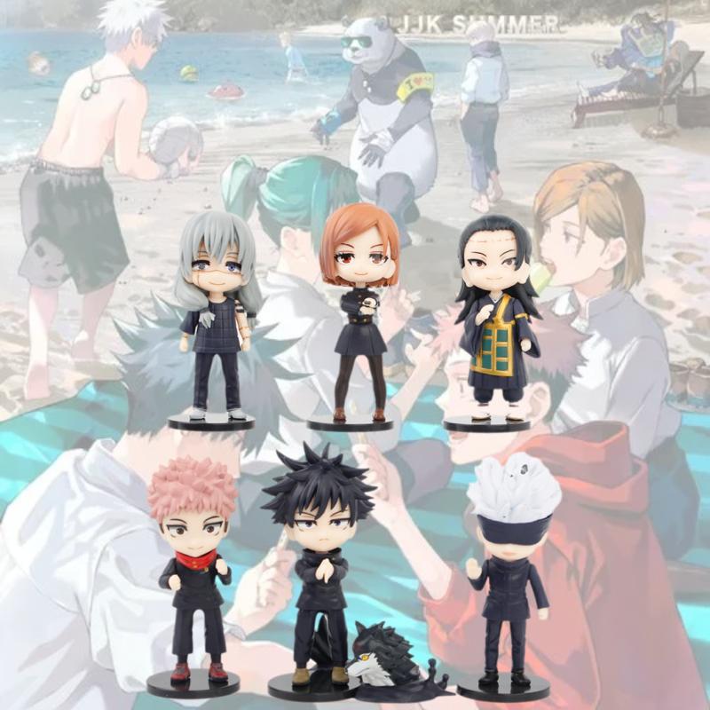 Jujutsu Toy Kaisen Doll Model Action Figure Character Model Decor Collect  7pcs