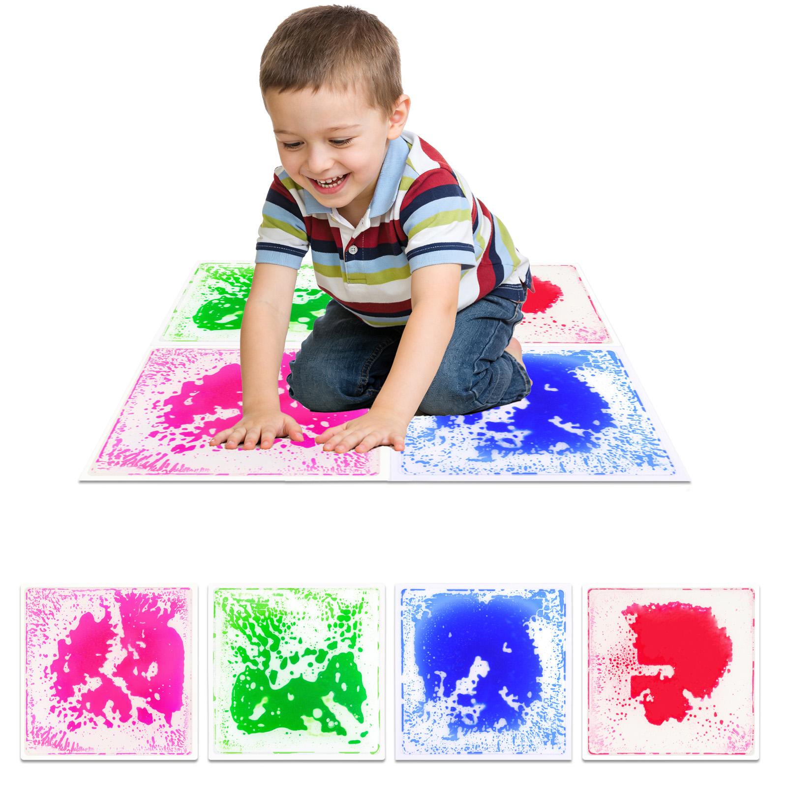 

Bright Color Kids Sensory Floor Pads Attractive Visual Tactile Toy for Kids Attention Training разноцветный