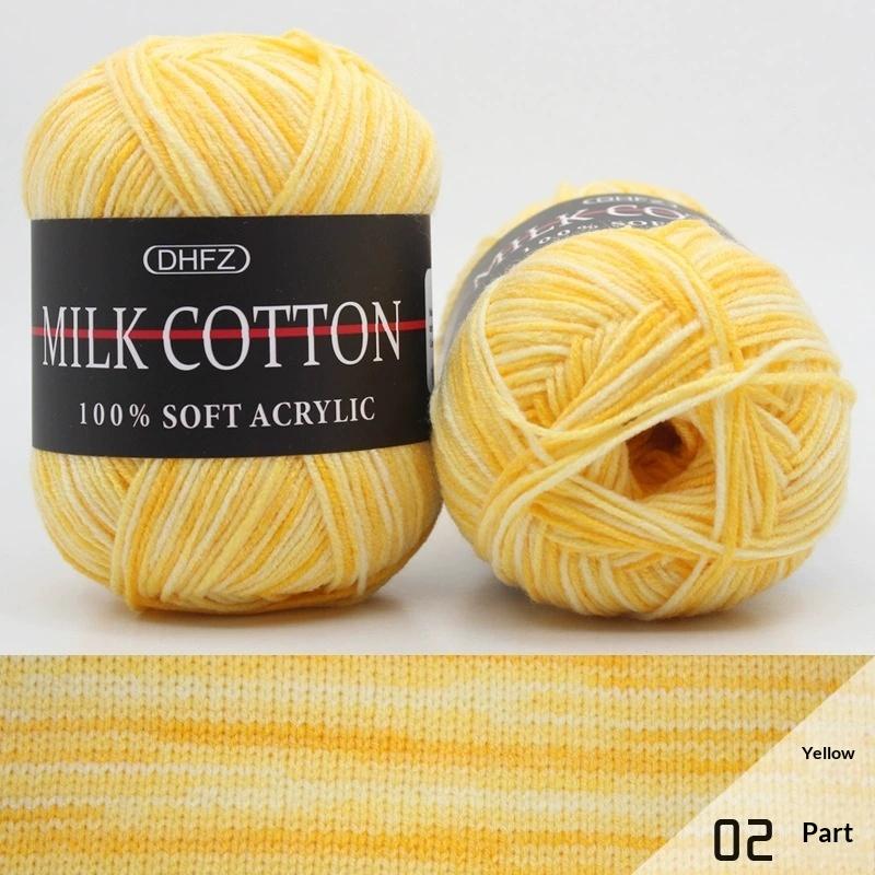 Milk Acrylic Yarn Crochet Yarn For Knitting Wool Yarn Hand Knitted Yarn To Knit Blanket Crocheted Thread