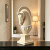 Horse Head Bust Tabletop Decor Resin for Bookshelf