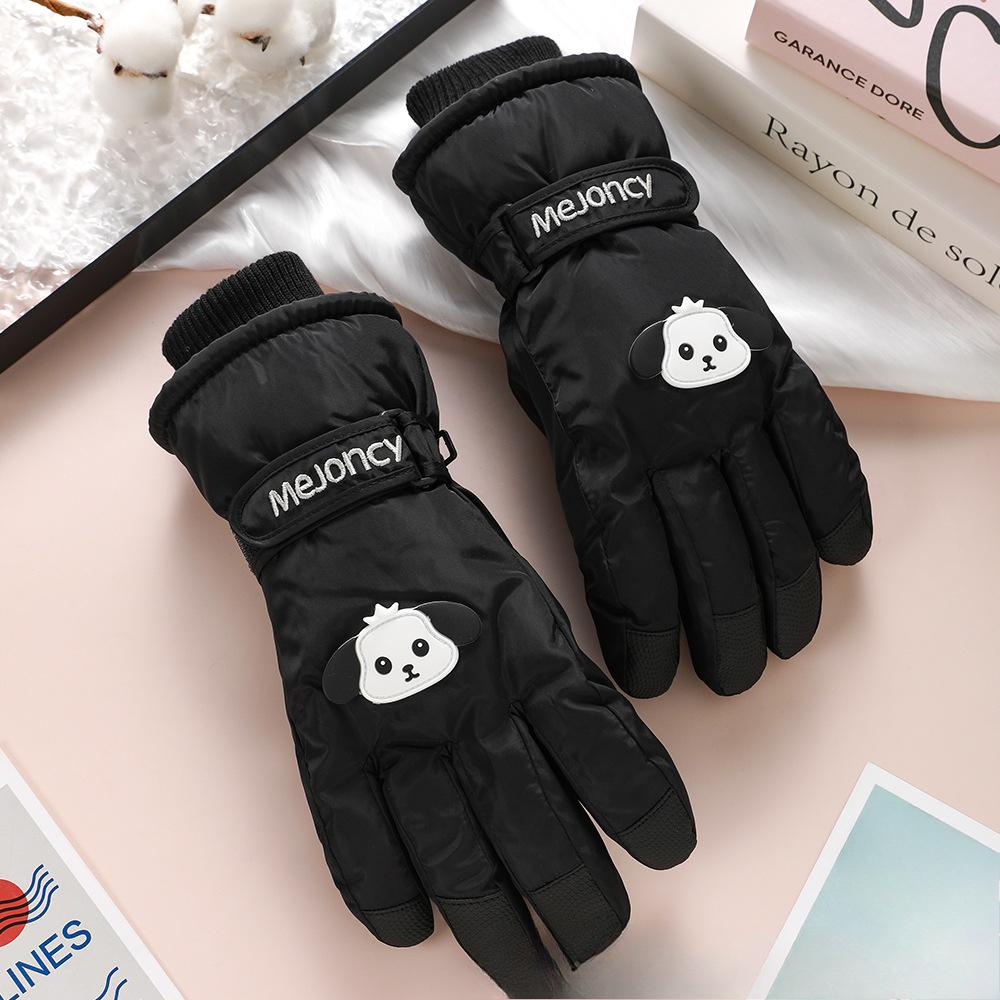 Winter Outdoor Women's Ski Gloves Waterproof Thickened Velvet Touch Screen Cycling Windproof Cold Warm Sports Gloves