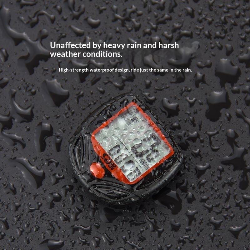 Bicycle Digital Speedometer Waterproof Large Screen Bike Odometer Computer 1PC for Mountain Bike Enthusiasts A