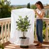 Bird Netting For Fruit Trees 2 Pieces Plant Mesh Cover With Drawstring And Zipper High-Density Plants Protector For Greenhouse