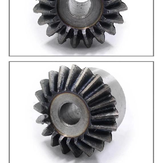 2.5-4M Umbrella Gear 45 Steel Umbrella Gear Industrial Bevel Gear High-frequency Quenching 90 Degree Bevel Gear 15-30 Teeth