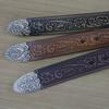 Real Leather Belt Men High Quality Camel Pin Belt Male Retro Designer Brand Cowhide Genuine Leather Carving Belt 130cm