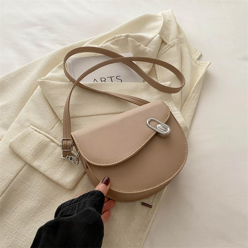 Trendy Fashionable Saddle Bag For Women Versatile Casual Crossbody Handbag Essential