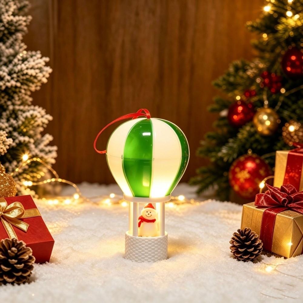 Santa Claus Christmas Hanging Pendant LED Night Light Xmas Tree Ornament Navidad Decor