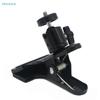 360° Rotation Camera Clip Mount - Universal Flash and Light Stand Clamp for Photography