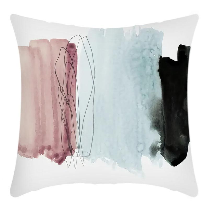 New Art Design Pillow Cover Antique Color Brushstroke Printing Home Decoration Holiday Pillow Pillow Cover