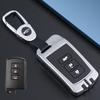Metal Snap Key Cover for Toyota Camry, Land Cruiser (12-15), and Highlander