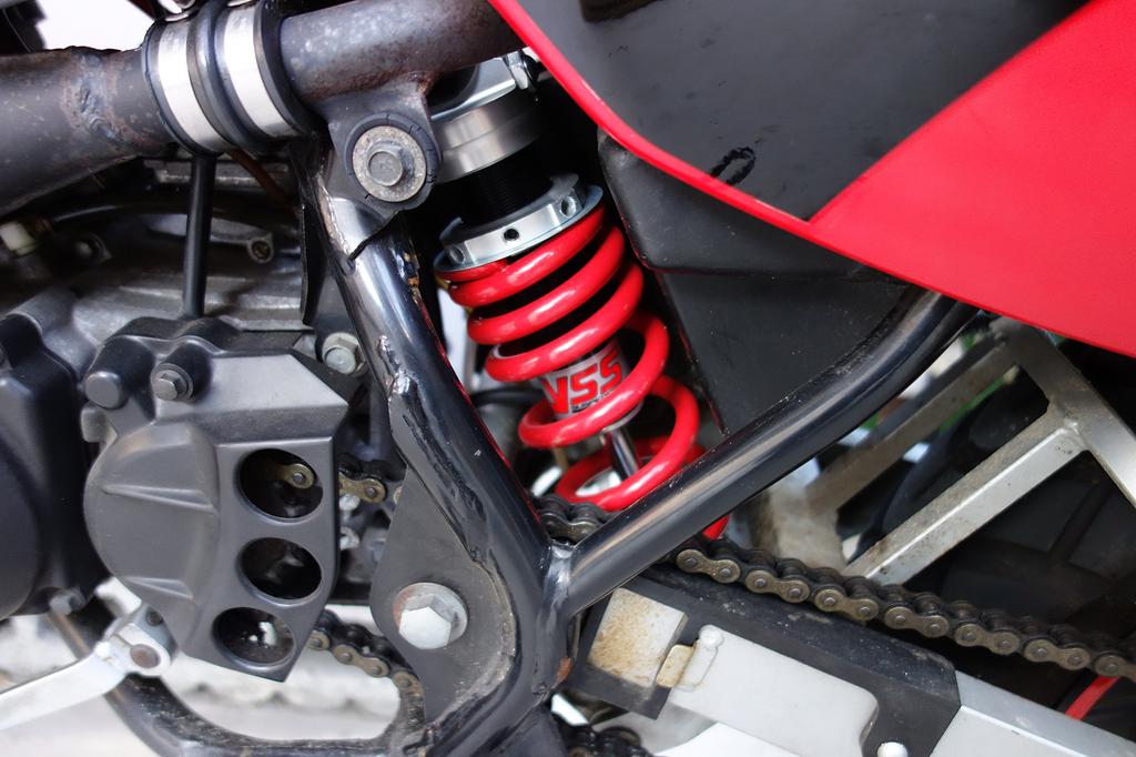 YSS rear shock absorbers for and Custom-made KSR-I/KSR-II, KSR-1/KSR-2, KSR50/KSR80.