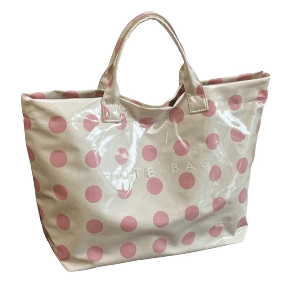 Large-Capacity Multifunctional PVC Handbag Waterproof Casual Shopping Bag Swimming розовый