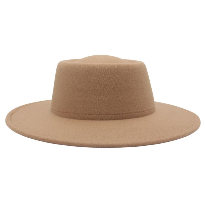 French Hat, Dome, Big Brim, Cashmere Hat For Men And Women, Woolen Hat, Jazz Top Hat.