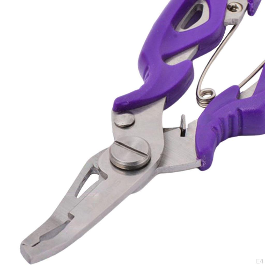 Fishing Pliers Gripper Comfortable Handle, Portable Lines Cutter, Gear Lightweight