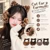 Ear Cap Winter Cat Ears Earmuffs Y2k Faux Fur Ear Muffs Comfortable Leopard Print Ear Mask  Riding