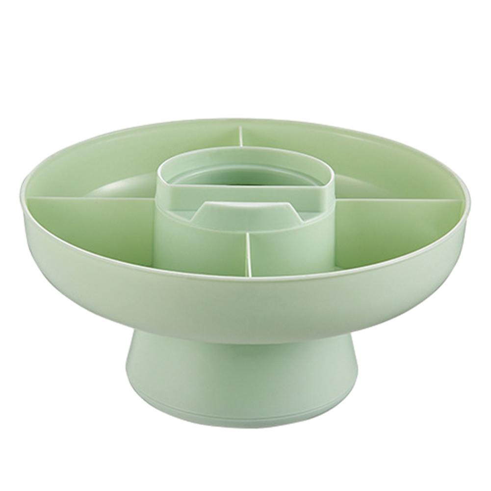 

Вращающиеся на 360° тарелки для закусок с крышкой, китайские креативные блюда для орехов, конфет, тортов, изысканные фруктовые тарелки, посуда для вечеринок, свадеб without lid