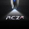 2pcs USB Rechargeable 208 RCZ  Logo Car Door HD R LED Lamps Projector Courtesy Welcome Lights For Peugeot Automobile