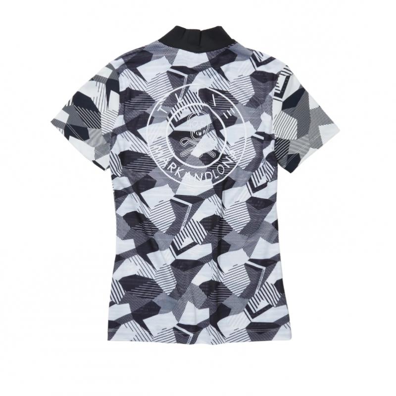 Mark   Lona W T Line Ss Highneck T shirT  Ls2xa72f 