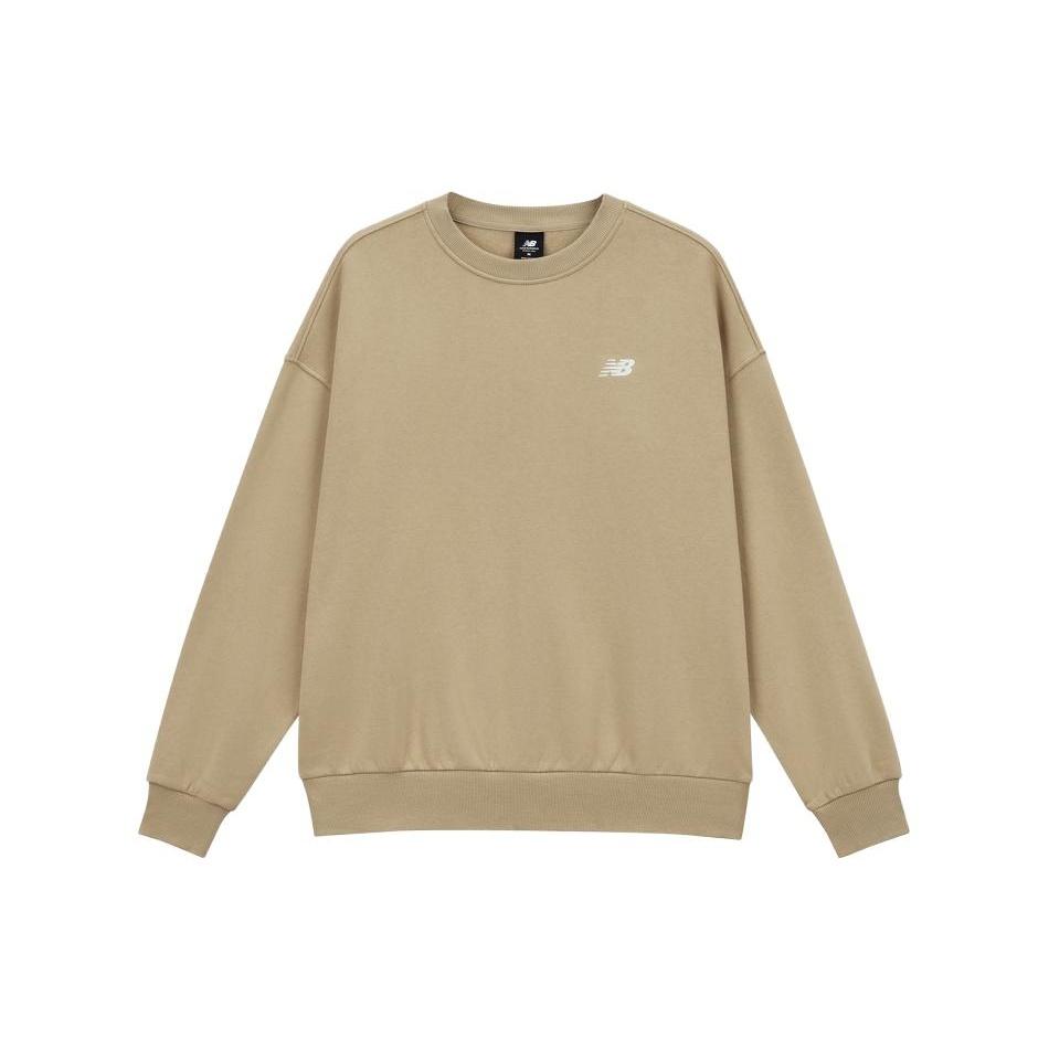 New Balance Casual Pullover Sweatshirt Asia Sizing Khaki Men s AMT33344-INC S