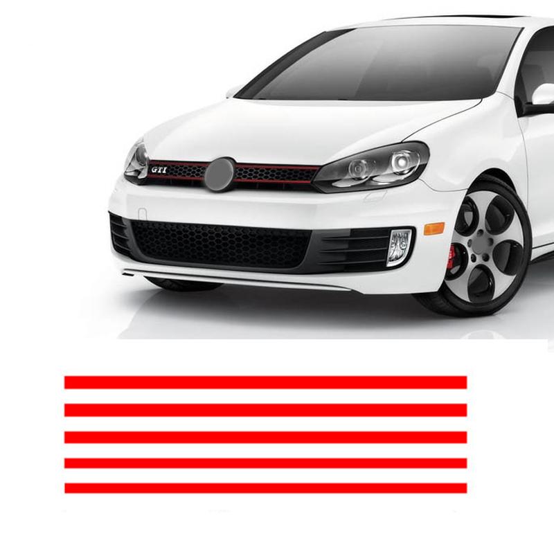 Für VW Volkswagen Jetta MK5 Golf Auto Frontgrill Kratzfeste Vinyl-Aufkleber Abziehbilder Zubehör Für Volkswagen GTI R-Line R Po