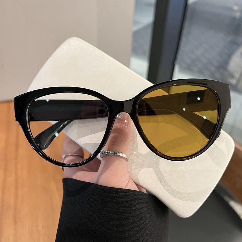 New Trendy Heart Frame Photochromic Myopia Glasses Unisex Ladies Anti Blue Light Near Sight Eyewear Finished Sunglasses Diopter