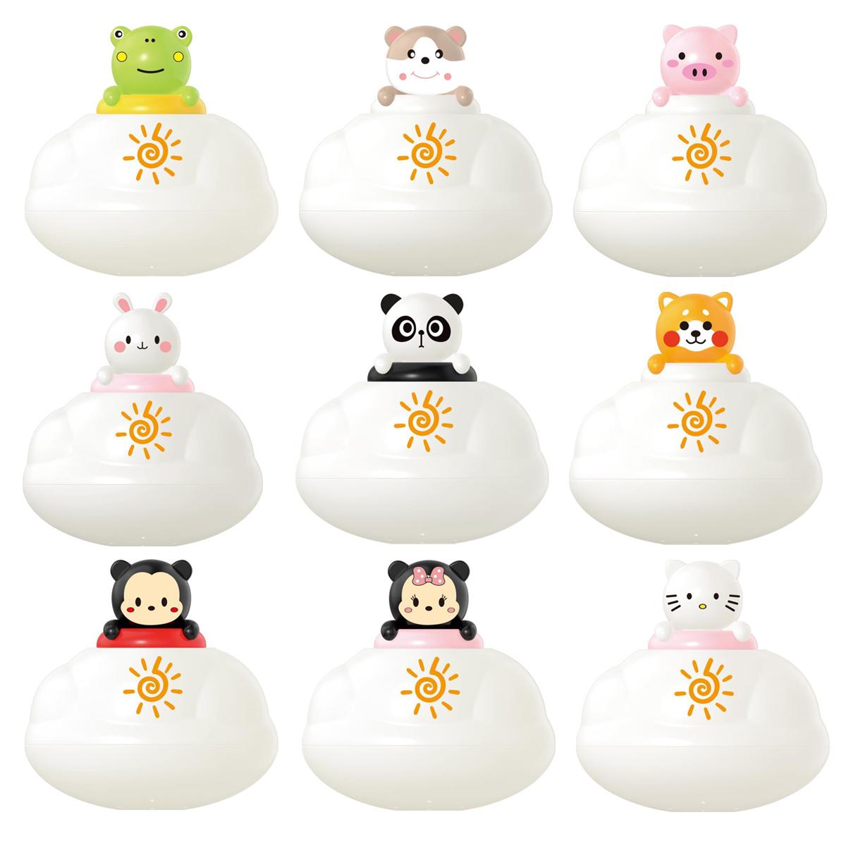 

Игрушка для ванны «Дождевое облако»/Игрушка-спрей для детского душа/Детский душ в виде водного животного 9pcs разноцветный