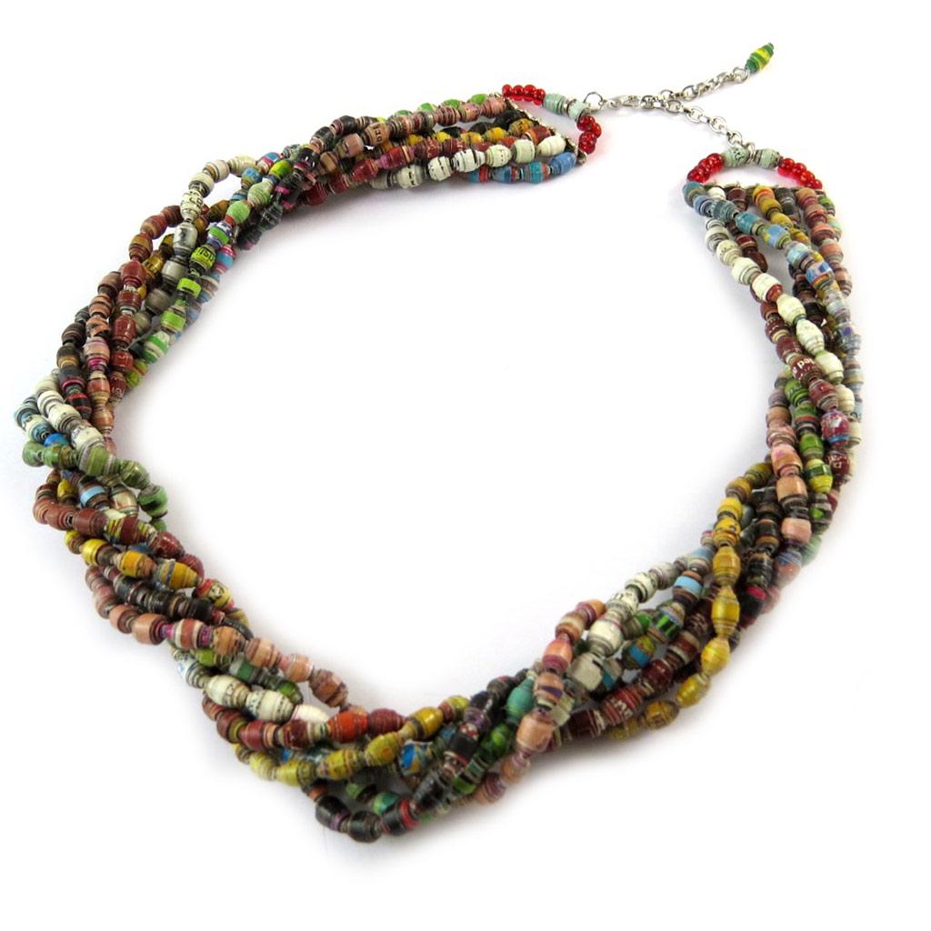 Les Trésors De Lily [N9502] - Multicolored 'New Life' Artisanal Necklace (handmade)