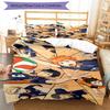 3pcs Haikyu Bedding Set Duvet Cover Closure Includes 1 Duvet Cover & 2 Pillowcases, Soft and Comfortable for All Seasons.