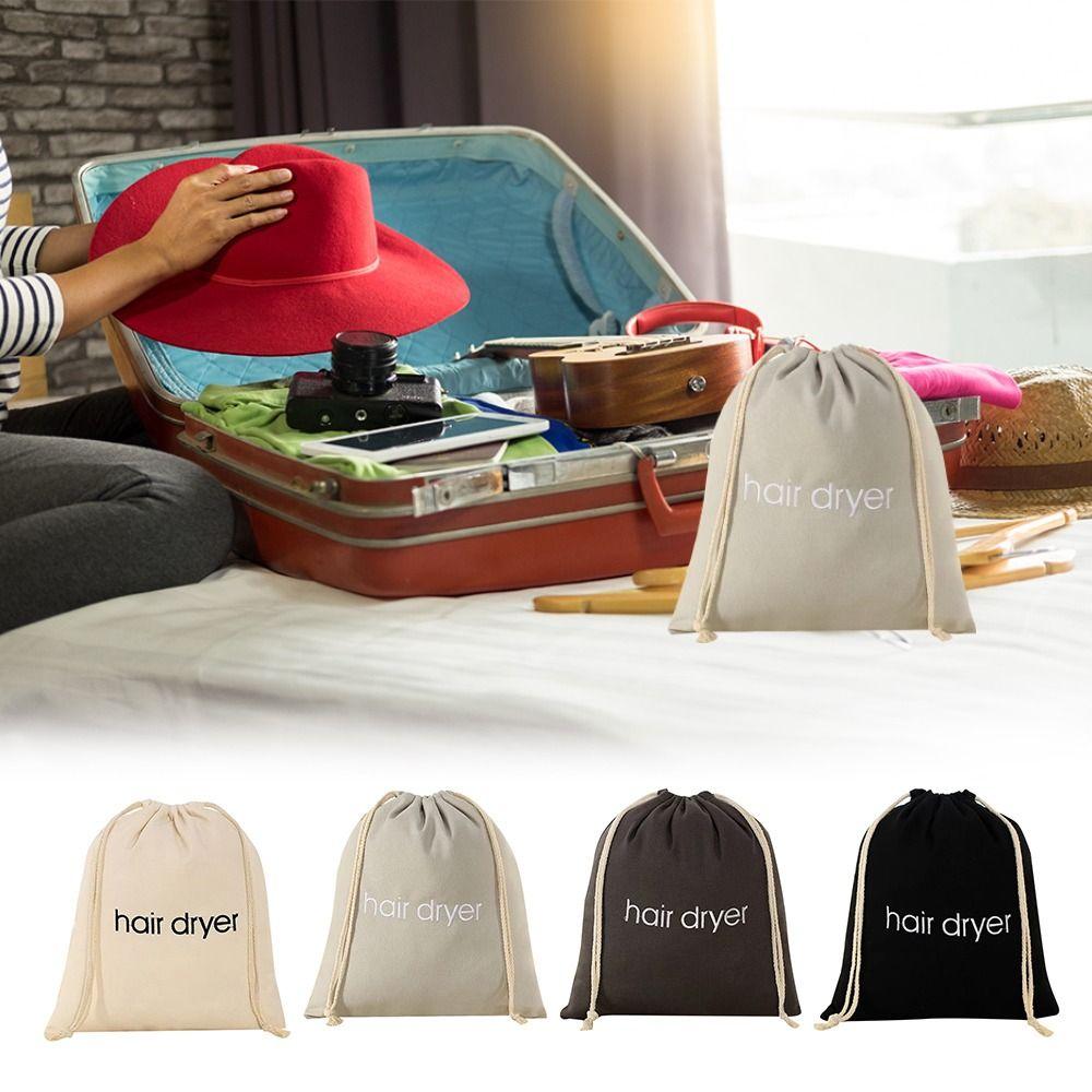 Dustproof Hair Dryer Cloth Bag Drawstring Storage Bag Portable Hair Diffuser
