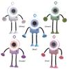 USB Cute Robot Mini Fan with Suckers&Phone Stand&Light Portable Foldable Blower 1200mAh Handheld Robot Fan for Office Desktop