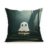Halloween Ghost Theme Cushions Pillowcase Polyester Cushion Cover Throw Pillow Sofa Decoration Pillowcover Home Car Decor