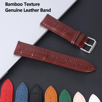 Genuine Leather Watchbands 12/14/16/18/20/22mm Watch Band Strap Steel Pin Buckle High Quality Wrist Belt Bracelet