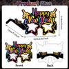 8/16pcs 2027 Happy New Year Party Paper Glasses Black Gold Glitter For New Years Eve Gatherings Photo Booth Props