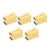 5Pcs Wire Quick Connector 3 In 6 Out OJ636 Yellow Male Female Plugin  for Light
