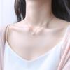S925 Silver Plated Snowflake Earrings with Diamond Flower Necklace Women Jewelry Set Elegant Pendant