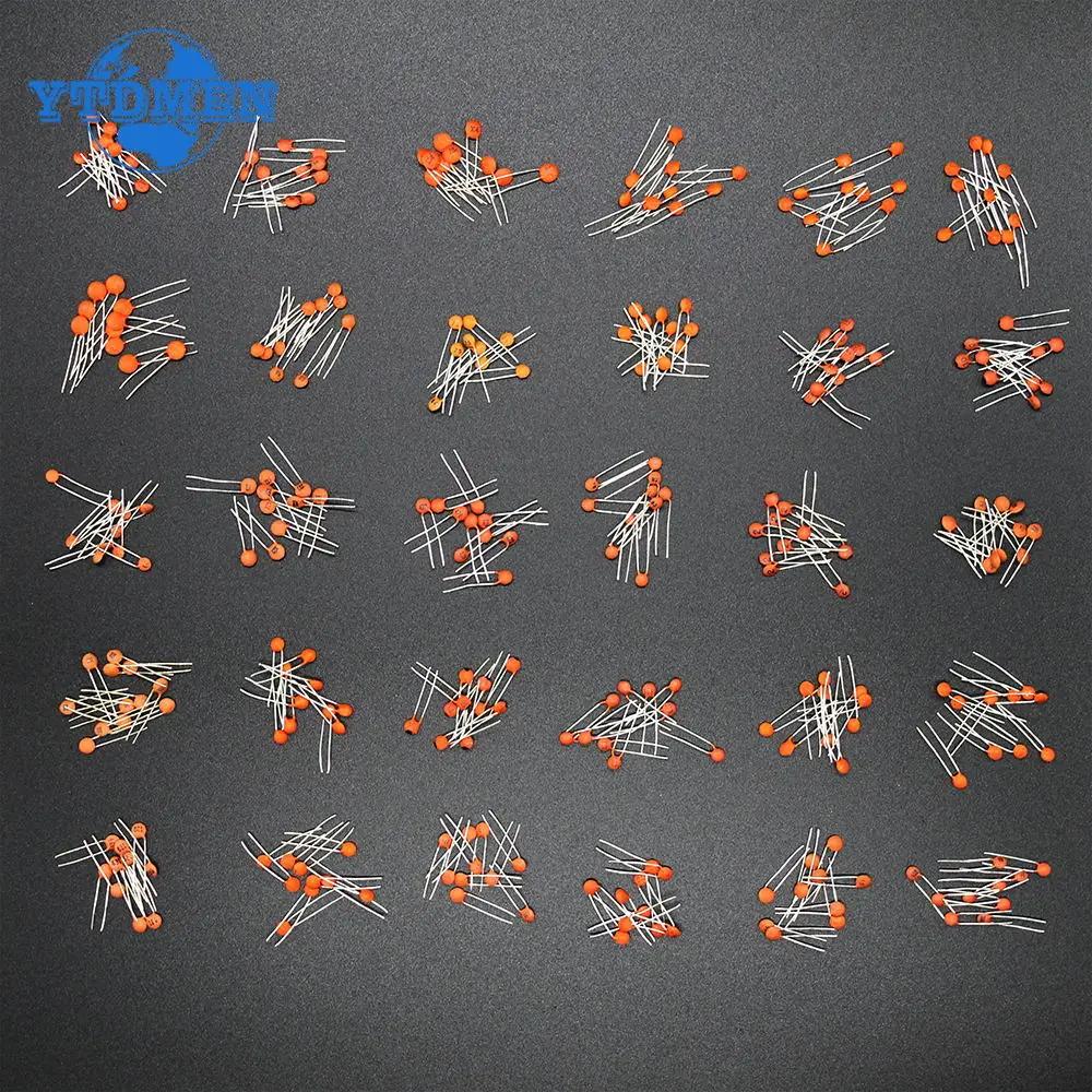 300PCS Ceramic Capacitor Set Pack 2PF-0.1UF 30 Values*10pcs Capacitor Assorted Kit