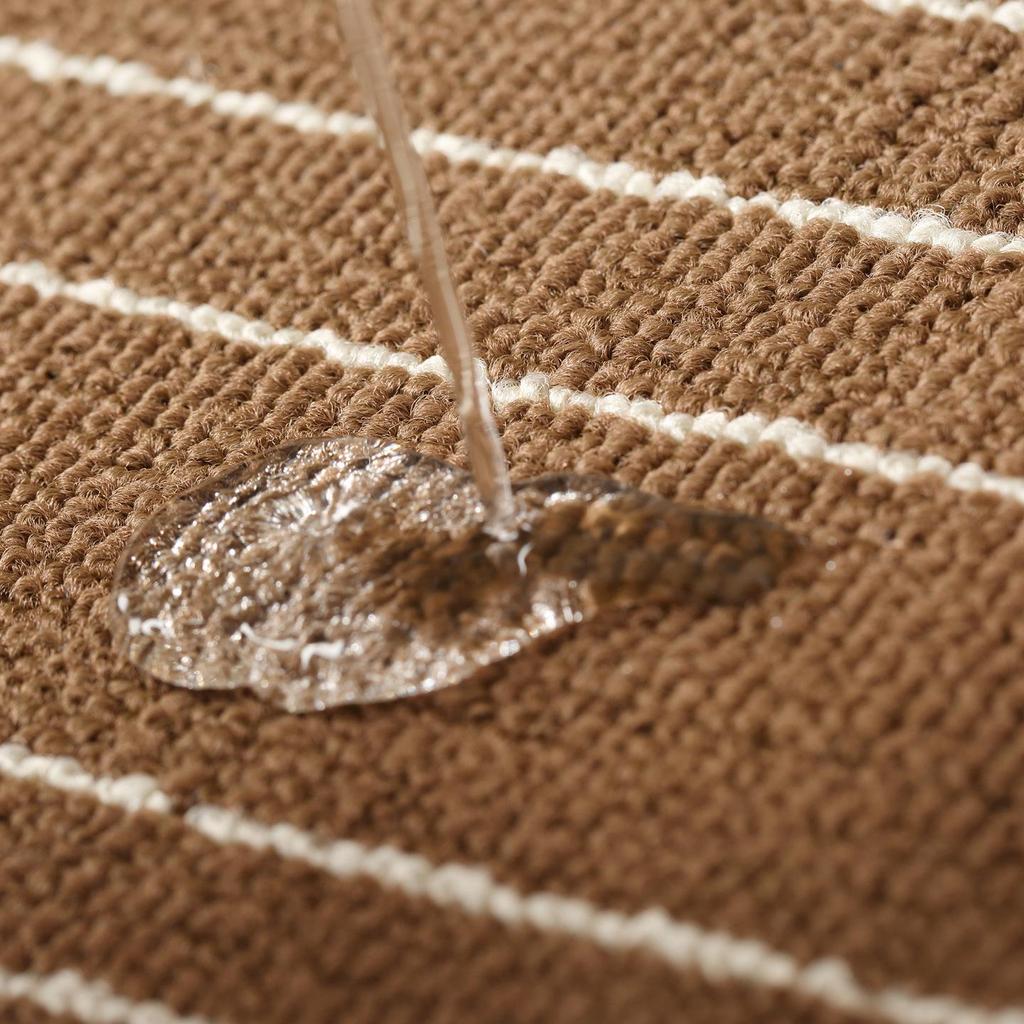 L-Shaped Nordic Kitchen Rug - Absorbent, Non-Slip, Wear-Resistant Polypropylene Mat