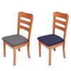 Waterproof Elastic Dining Chair Covers Removable Washable Solid Seat Cushion Protectors For Home Hotel Restaurant