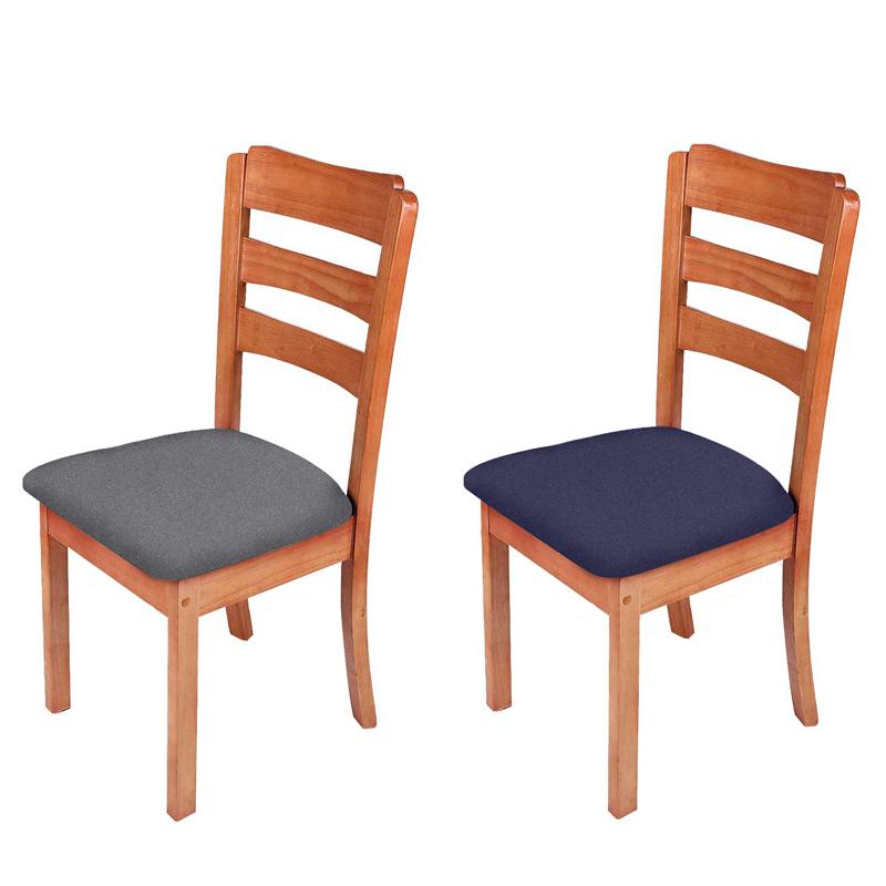 Waterproof Elastic Dining Chair Covers Removable Washable Solid Seat Cushion Protectors For Home Hotel Restaurant