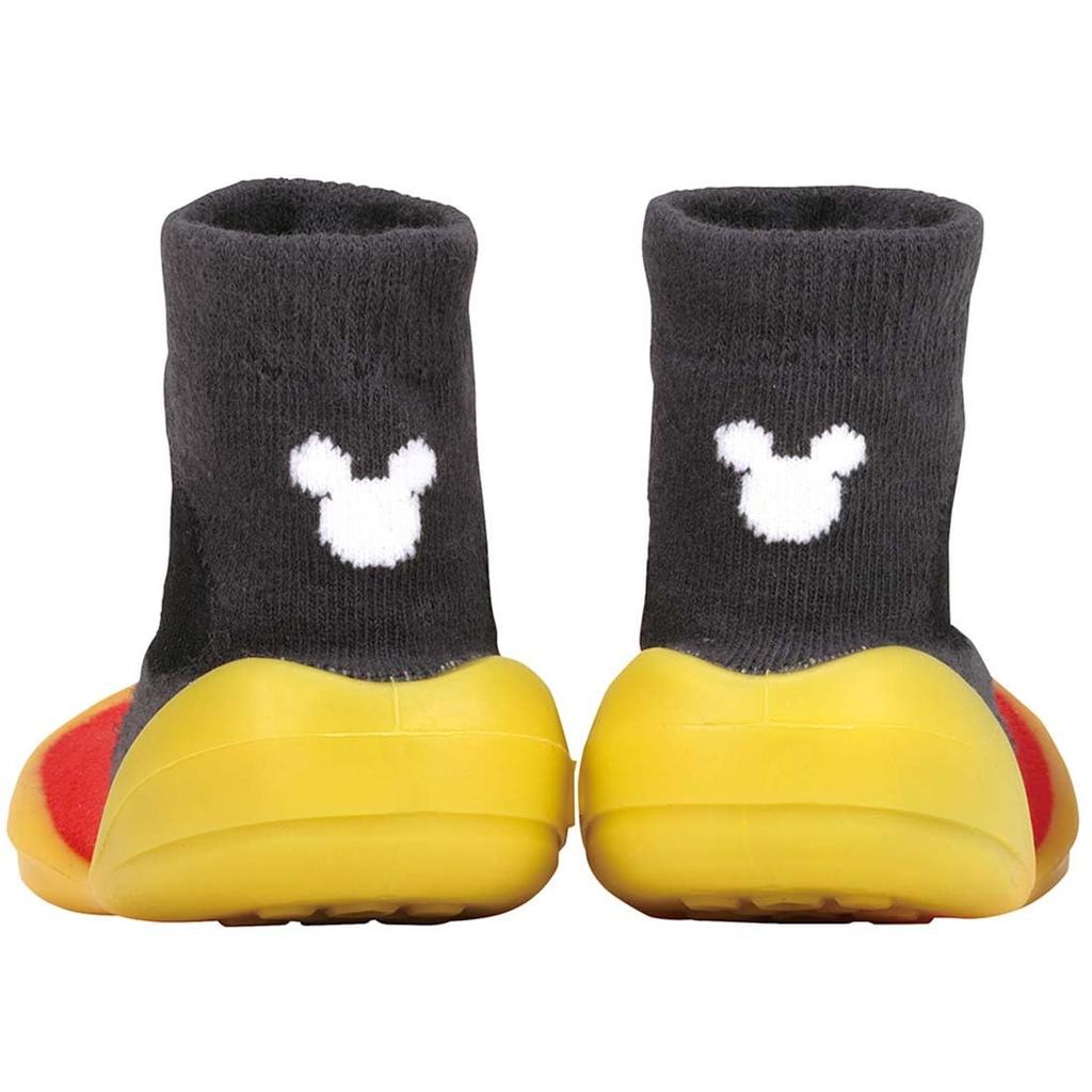 Skater Sock Size Baby Disney Mickey Shoes, M, 12.6cm, Indoor/Outdoor, Shoes, Mouse, BSSHL3-A