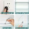 5pcs/1set, Refrigerator Through-Hole Brush | Dredging Cleaning Tool, Obstacle Remover, Household Cleaning Outlet Cleaner