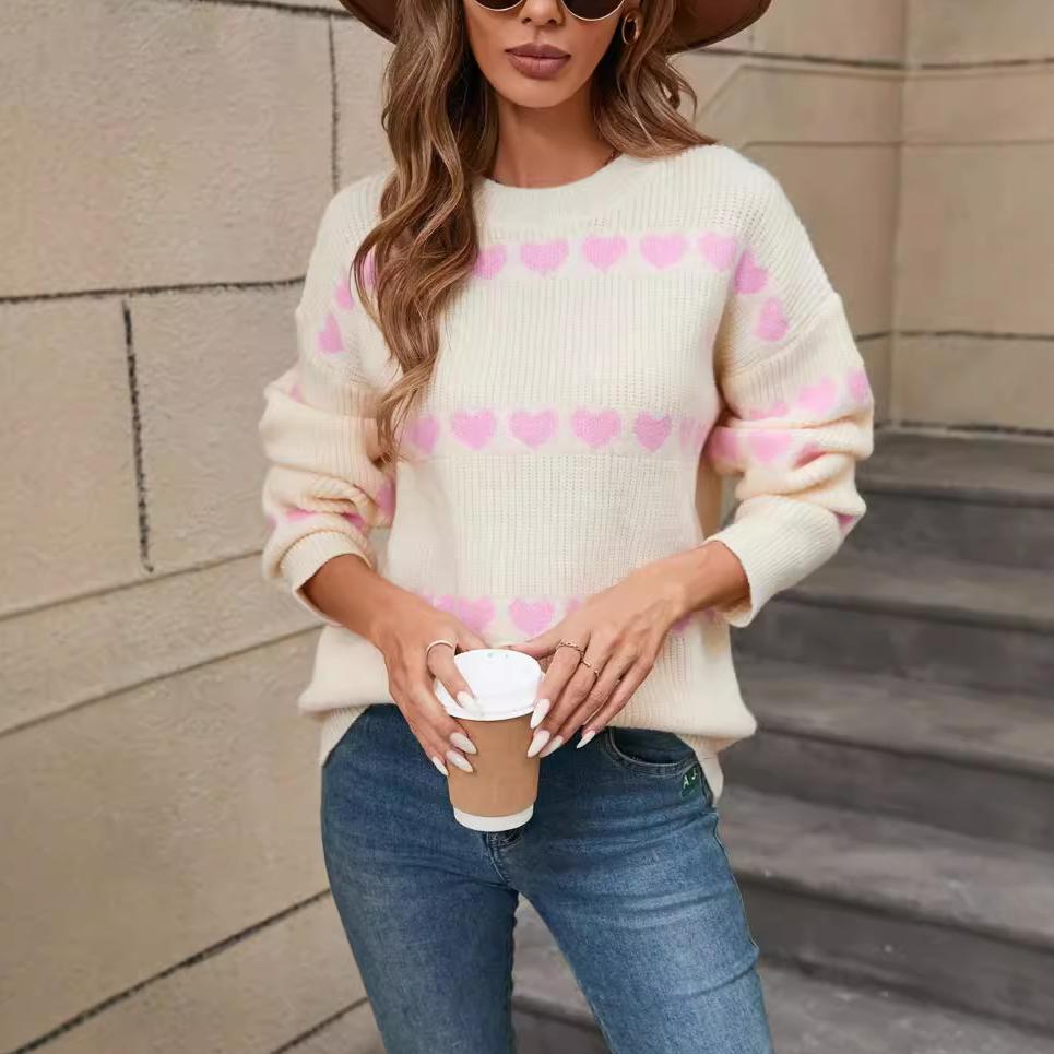 

Женский осенне-зимний трикотаж Love Fashion Пуловер Свитер XL абрикосовый