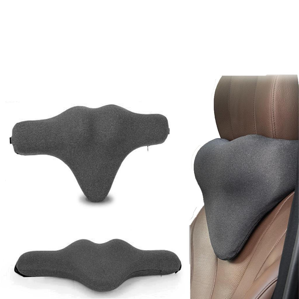 Prudencrose Car Headrest Neck Pillow with Memory Perfect for Long Neck and Lumbar Disassembles and Suitable for and Office Chairs Foam, Drives,
