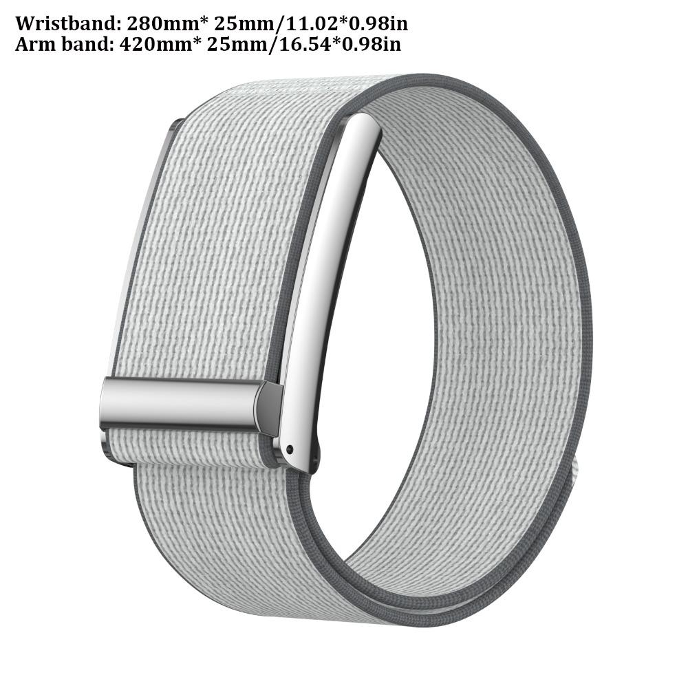

Нейлоновий еластичний спортивний ремінець Ударостійкий ремінець на руку Преміальний ремінець для фітнес-трекера для Whoop 5.0 28cm сірий