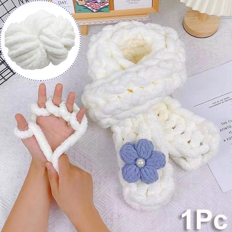 1  Roll Thick Icelandic Wool Scarf Sofa Cushion Hat Soft Coarse Yarn Ultra Thick Home Textile 250g